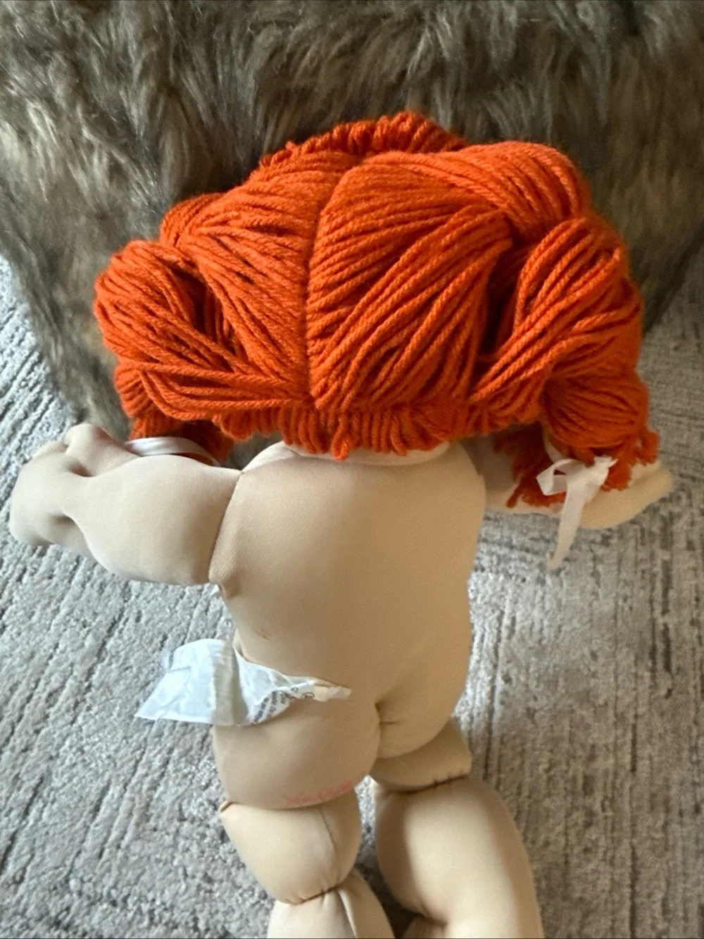 Cabbage Patch Kid 1980’s Orange Hair 2 Teeth Girl Dimples